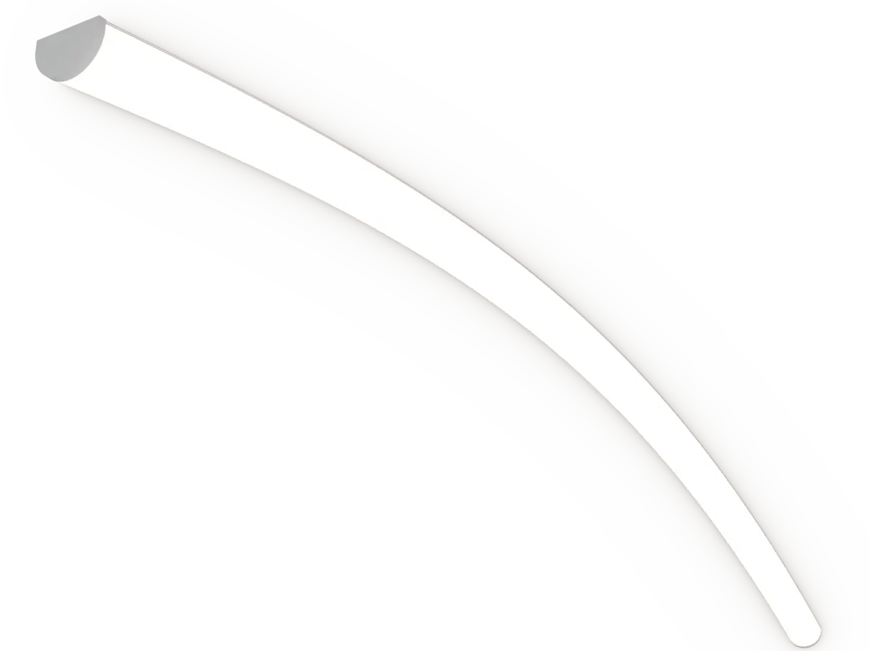 LED-Lichtleiste CROOK 20 mit 160° Abstrahlwinkel – breitstrahlende Lichtlösung von DWD Concepts