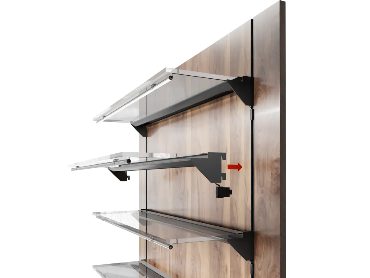 Beispielanwendung des WA Stromschienensystems – flexible und moderne Stromführungslösung von DWD Concepts